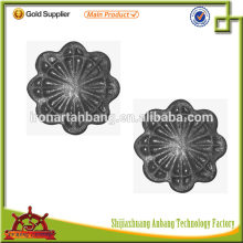 wrought iron flowers and leaves for weddings