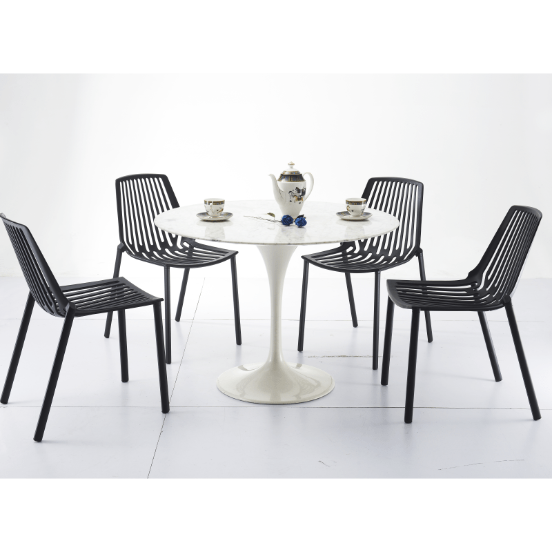 Outdoor furniture aluminum dinning arm chair and restaurant garden chair