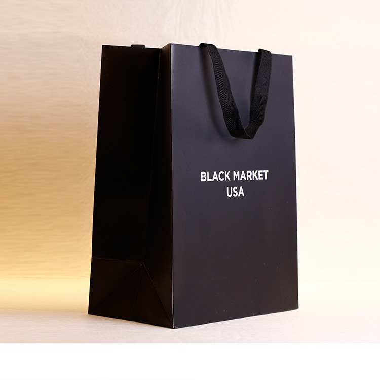 custom oem print color paper bags luxury kraft craft paper silk ribbon handle gift packaging shopping bags with your own logo