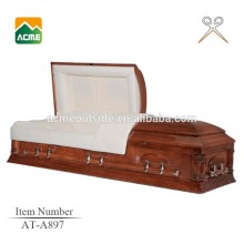 cheap price wooden material coffins and decorative caskets