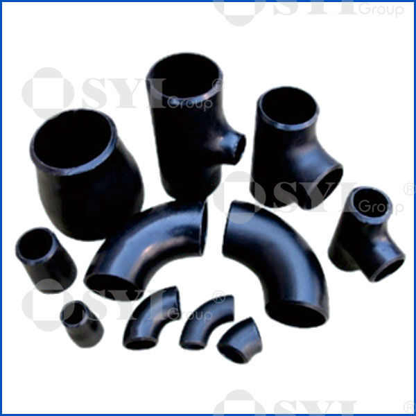 Welded steel pipe fitting connector fastener 90 deg elbow Carbon Steel Pipe Fitting