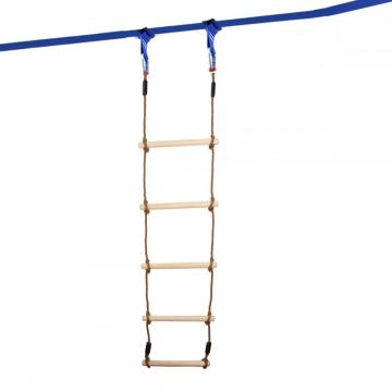 Outside Double-headed Climbing Wooden Rope Ladder