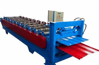 Glazed tile steel roof wall panel roll forming making machine