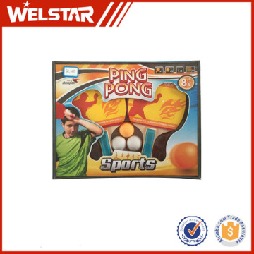 Hot sale Funny Color Box Packing Pingpong Racket Table Tennis Bat with 3 Balls