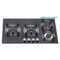 4 Burners Kitchen Tempered Glass Gas Hob