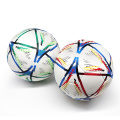 Machine stitched soccer ball