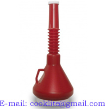 Funil de polietileno uso geral com peneira e tampa