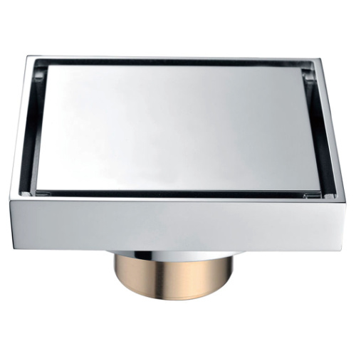 High End Chromed Brass Floor Drain