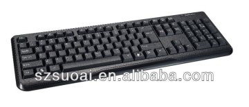 hot selling standard wired keyboard