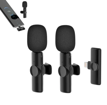 K11 Wireless Lapel Collar Clip Mic Mini Microphone for Cellphone
