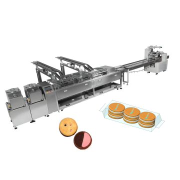 Automatic Servo Motor Cream Biscuit Sandwiching Machine