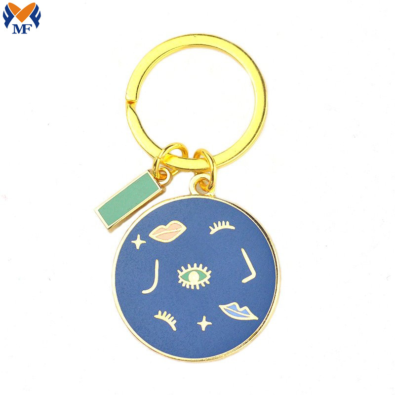 Metal Craft Customized Enamel Keychain