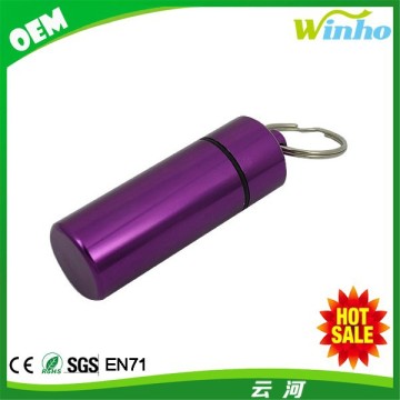 Winho Waterproof Aluminum Drug Holder Keychain Container