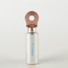 Copper-Aluminium Connection Power Terminal DTL-300mm2 Crimp Type Bimetallic Aluminium-Copper Cable Lugs