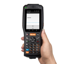 3.5inch handheld rugged pda with mobile printer