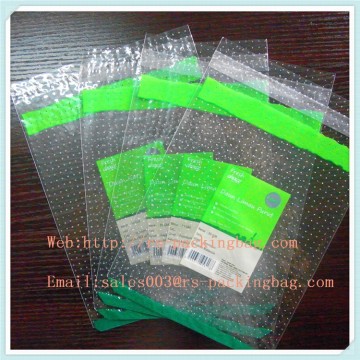 clear micro perforated bread vegatables packing plastic bag