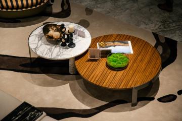Set of 2 Modern Minimalist Coffee Table