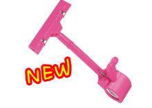 Clothing Racks, Shelving, Handrail Polycarbonate Red Pop Retail Sign Holders 31272