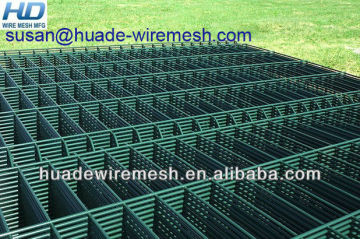 pvc coated curvy welded fence/mesh 50x200mm/2D and 3D fence