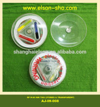 ink round Red EAS 8.2Mhz/58Khz Check Ink Smooth Golf Ink Tag Hang on the garments