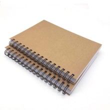Eco Brown Recycle Paper Notebook & Kraft Spiral Notebook