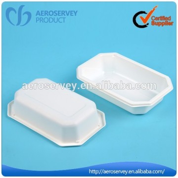 White plastic recyclable bento boxes japanese lunch boxes