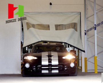 PVC Auto-recovery Zipper Self-repair Door