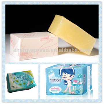 Economical PSA hot melt glue adhesive for hygiene product from china Energy Spread