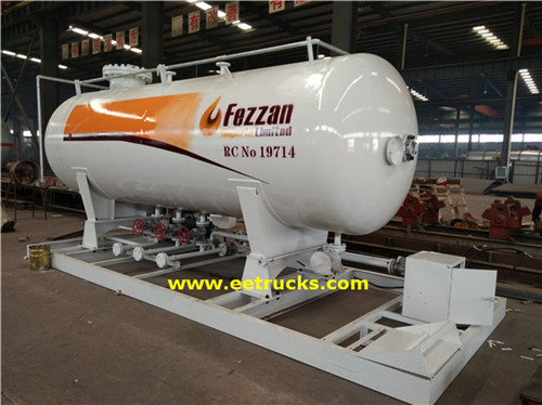 ASME 5000 Gallon LPG SKID vituo vya kujaza