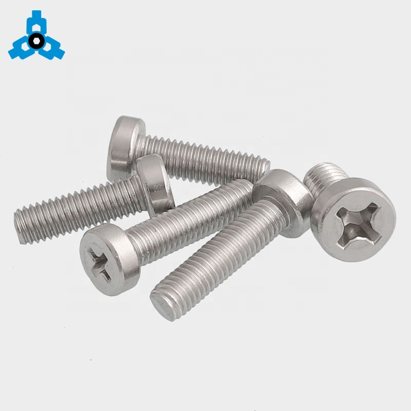 Cross Recessed Cheese Head Cap Machine Screw ISO7048 OEM Stock Support