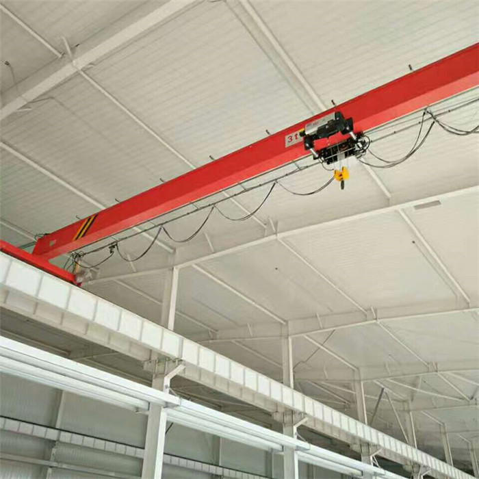 3 ton single girder suspended electric bridge crane