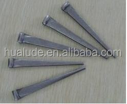 Cut Steel Nails flat tapered nail for concrete or brick