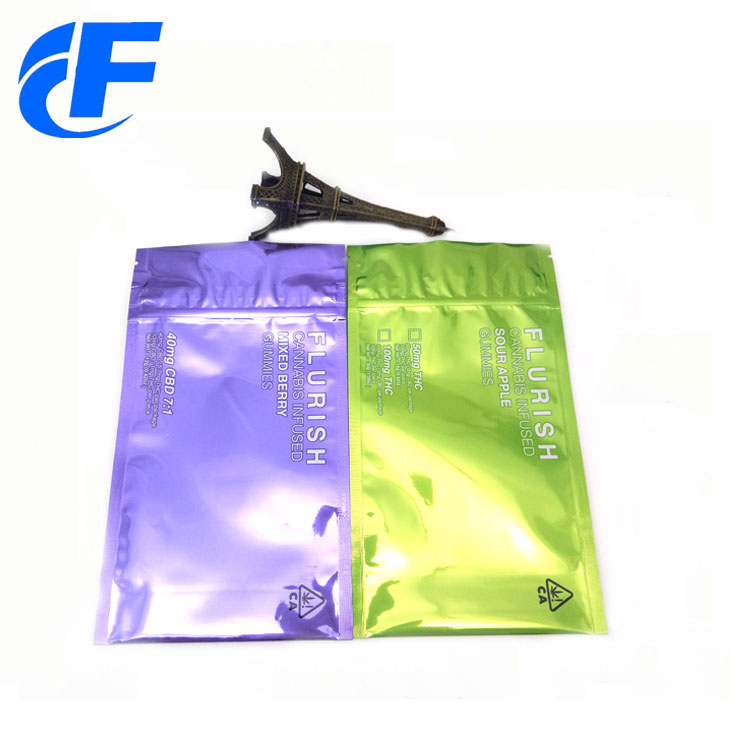 Aluminiumfolie geruchssicher Mylar Ziplock Bags