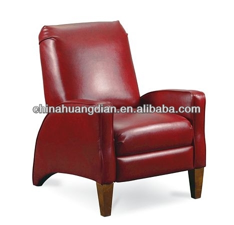 HDL1576 red leather comfortable lounge chair