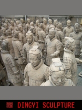 burial figures of warriors