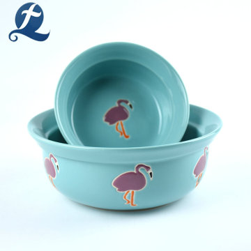 Utanför partihandel Custom Pet Water Food Dog Bowl