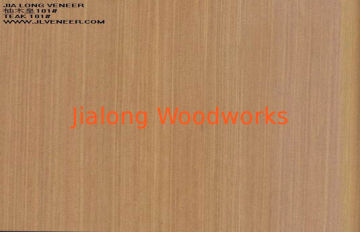 E.v.teak Reconstituted Wood Veneer Basswood Sliced Cut For Doors