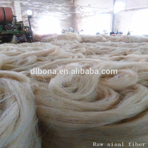 Best price 100% natural baled bleached white raw sisal fiber from China