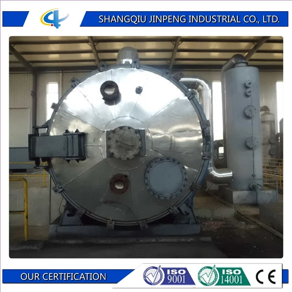 Horizontal Reactor Waste Plastic Recycling to Energy Plant