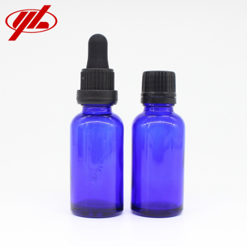 Blue Glass Essential Oil Bottles with Dropper Factory - Aromatic Solutions
