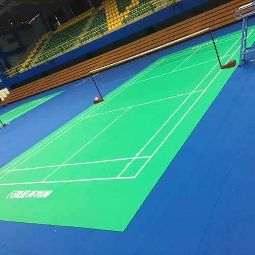 BWF approved pvc badminton sports court floor