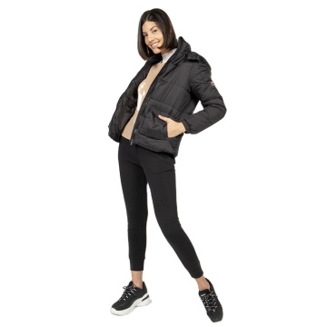 Winter Warm Black Women Padded Jackets