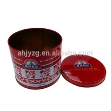 round gift packaging tin
