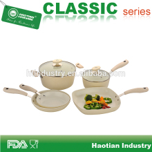 7pcs China Forged Ceramic Cookware Set