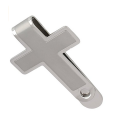 Custom cross stainless steel engraved money clip