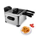 Friggitrice profonda elettrica smalto non stick