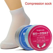 NL15 Travel socks outdoor disposable absorbent socks men and women portable compression sock