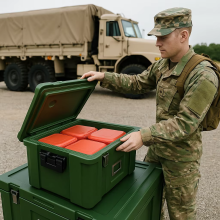 FIELD KITCHEN Military Army Surplus Insulated Food Carrier