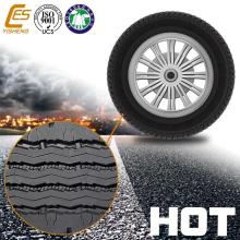 Tire tread rubber for different road conditions
