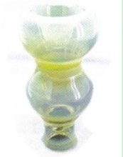 One Head Colored Glazed Small Hookah Ceramic Head Shisha Bowl